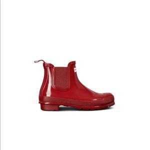 Women's Original Gloss Chelsea Boots: Military Red